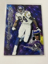 1999 Randy Moss #10 of 15 Skybox E-X Century Extraordinary SSP Insert - Vikings