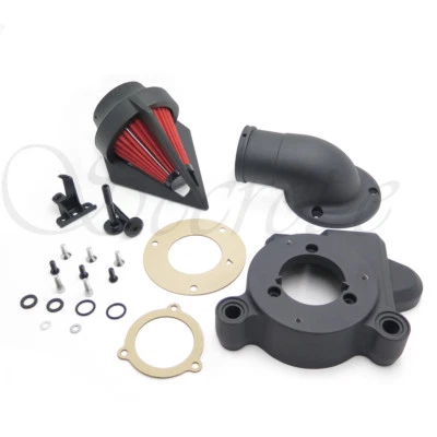 Kits de filtro de aire triángulo de espiga negra para Harley Davidson Electra Glide Flh 2014 Foto 1 de 4