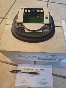 Danbury Mint Bank One Ballpark Stadium Baseball  Arizona Diamondbacks MIB New - Picture 1 of 17