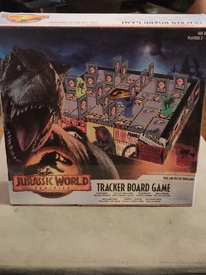 Jurassic World Tracker Board Game, Find & Rescue Dinosaurs, For 2-4 Players New - Image 1 of 4
