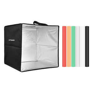 Fotostudio Fotobox Set LED Lichtwürfel Lichtzelt 3200-5500K Für Fotografie/ O4D0 - Bild 1 von 12