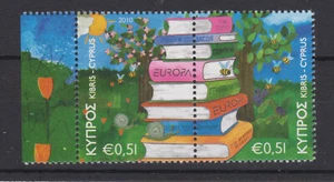 CYPRUS SG 1219-1220 MNH MINT STAMP SET 2010 50TH EUROPA CHILDREN'S BOOKS - Picture 1 of 1