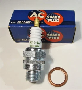 NOS Qty. 1 AC Spark Plug 83-M 18mm 'Marine' Outboard Motor 1955-1959 Porcelain - Bild 1 von 4