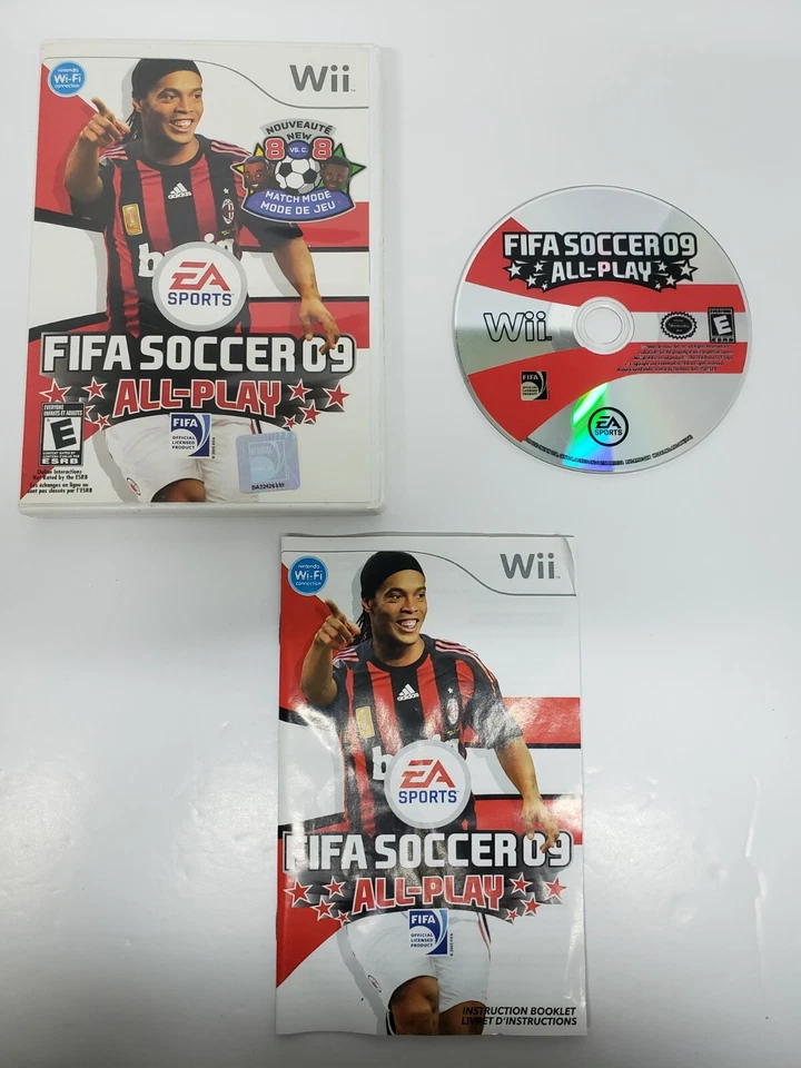 FIFA Soccer 09 All-Play (Nintendo Wii, 2008) CIB - Image 1 of 4