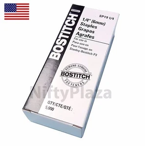 P3 Bostitch Heftklammern 5000 pro Box SP19 1/4 Original Heftklammern kostenloser Versand US-Bestand - Bild 1 von 3
