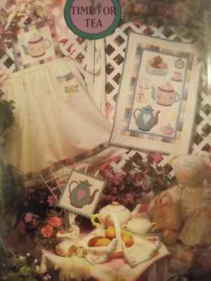 Debbie Mumm Applique Quilt Pattern Teapot Applique Pattern Tea Spring - Image 1 of 2