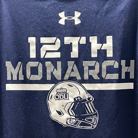 Old Dominion University 12th Monarch - Under Armour T Shirt Navy Blue Men's XL Cover