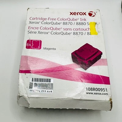 Genuine Xerox ColorQube 8870/8880 Magenta 6X Solid Inks 108R00951 8870DN 8880DN - Image 1 of 3