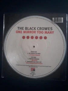 Black Crowes One Mirror Too Many 1996 LtdEd 10" Picture Disc UK Import Rare - Picture 1 of 4