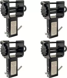 Trailer Stake Pocket Winch Flatbed Utility Set, 4 Pack Flatbed Winch Tie Down, - Picture 1 of 4