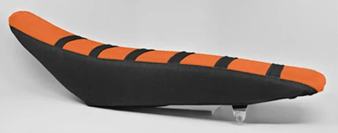 New Orange/Black Ribbed Seat Cover SX & EXC 80 85 105 2003 2004 2005 2006 2007  - Image 1 of 1