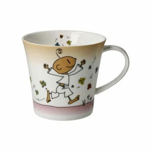 Goebel Coffee-/Tea Mug The little yogi butterflies in the stomach mug teacup - Picture 1 of 3