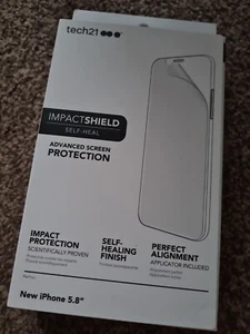 Tech21 Impact Shield Self-Heal Screen Protector for iPhone 5.8" X / XS & 11 Pro - Picture 1 of 5