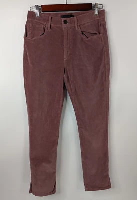 Pantalones 3X1 NYC Made Here para mujer talla 28 terciopelo piedra uva tiro alto elásticos Foto 1 de 4