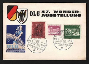 OPC 1962 Germany Munchen Wander Exhibition Card - Picture 1 of 1