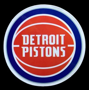 Detroit Pistons Sticker Decal NBA Basketball 2.25”x2.25” - Picture 1 of 1