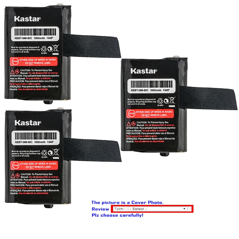 Сменный аккумулятор Kastar для Motorola KEBT-086-B/C BNH-KEBT-086 3XCAAA KEBT-086 - Изображение 1 из 3