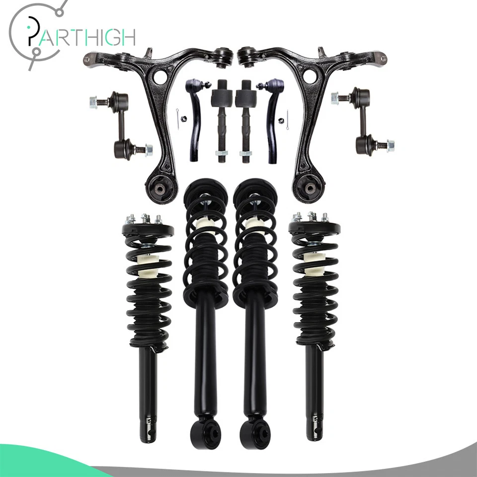 For 2004-2008 Acura TSX Front Rear Shocks Struts Control Arms Sway Bars KITT - Imagem 1 de 4
