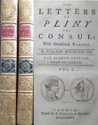 Plinius 1786 NICE set Letters of Pliny the Consul Roman history