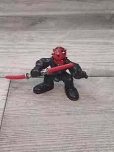 Hasbro Star Wars Galactic Heroes DARTH MAUL Figur mit doppeltem Lichtschwert - Bild 1 von 6