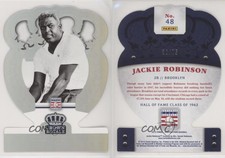 2015 Panini Cooperstown HOF Crown Royale Silver /75 Jackie Robinson #48 HOF