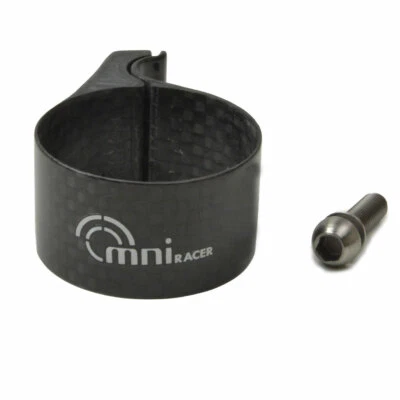 OMNI Racer FULL Carbon Front Derailleur Clamp Fits: Shimano, Sram: 35mm MATTE - Image 1 of 4