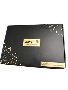 Wavytalk 5 in 1 Curling Iron,Curling Wand Set with Curling Brush and 4 Interc... - Picture 1 of 9