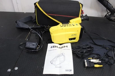 Bush Vcc 200/A Compact Vhs-C Video Camera - Yellow + Charger +Battery - Image 1 of 4