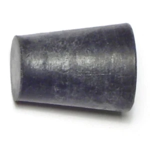 0.7" x 3/4" x 1" #1 Black Rubber Stoppers (6 pcs.) - Picture 1 of 1