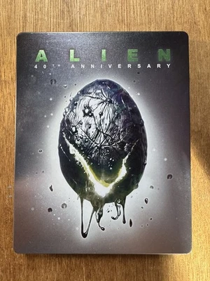 ALIEN - UK Exclusive 40th Anniversary 4K UHD + BLU RAY STEELBOOK - Image 1 of 3