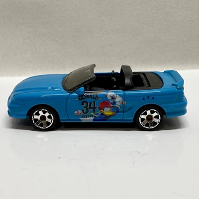 Vintage Matchbox 1994 Ford Mustang Cobra Convertible Donald Duck + Mickey 1995 - Image 1 of 4