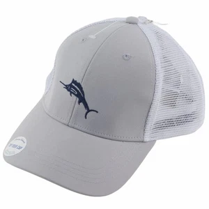 Tommy Bahama Pez Gorra de Béisbol Sombrero de Camionero Para Hombres Adultos Bronceado Cóctel Receta Gris - Imagen 1 de 3