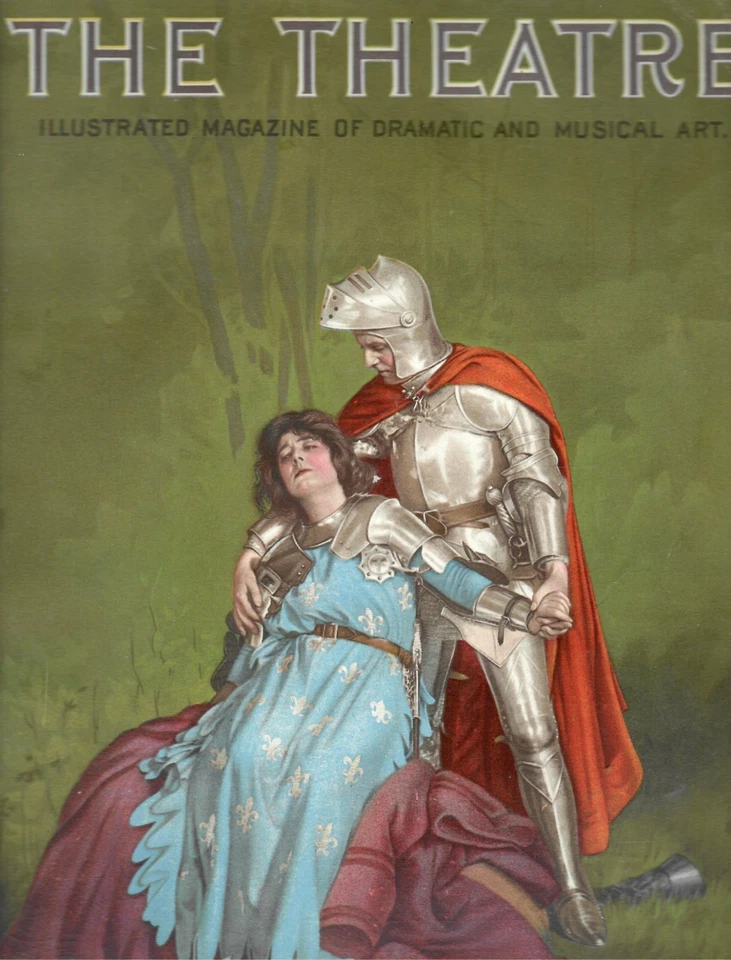 The Theatre - Julia Marlowe & E.H. Sothern en portada - marzo de 1907 - solo portada Foto 1 de 1