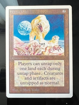 Magic the Gathering MTG Unlimited Winter Orb NM  (Beta Bob) - Image 1 of 4