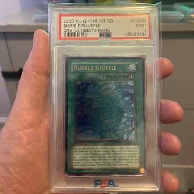 Yu-Gi-Oh! TCG Bubble Shuffle CRV-EN046 1st Ultimate psa 9 - Image 1 of 2