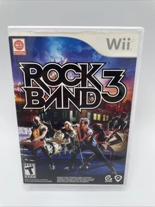 Rock Band 3 Nintendo Wii Complete CIB VG - Picture 1 of 7