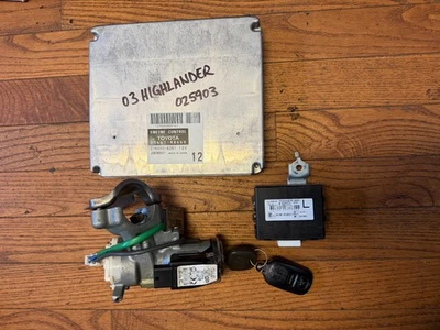Toyota Highlander 2004 OEM motor computadora 48040 módulo inmovilizador de encendido llave Foto 1 de 4