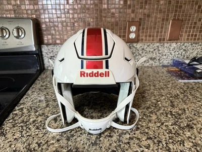 Riddell SpeedFlex Football Helmet White w/ NO Facemask Adult XL X - Large - Image 1 of 4