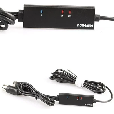 MIDI 5 Pin To USB C Type-C Converter Music Keyboard Adapter For Macbook Android - Image 1 of 4