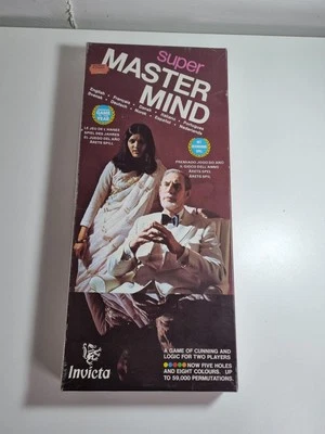 Vintage 1975 SUPER MASTER MIND Board Peg Game by Invicta Made in England - Image 1 of 4