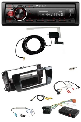 Pioneer 1DIN MP3 DAB USB Lenkrad Autoradio für Seat Ibiza 2008-2015 klavierlack - Bild 1 von 4