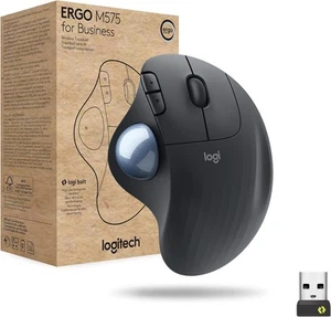 Logitech Ergo M575S Wireless Trackball (Black) - Picture 1 of 1