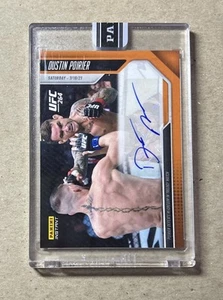 2021 Panini Instant UFC Dustin Poirier Orange Autograph Card Sealed #’d /10 - Picture 1 of 2
