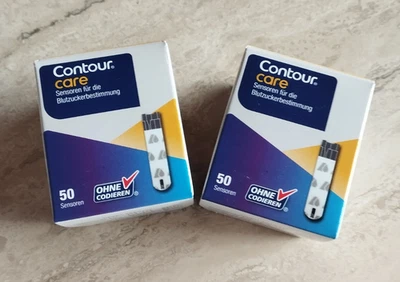2 x 50 Teststreifen Contour care Original Ascensia - Bild 1 von 4