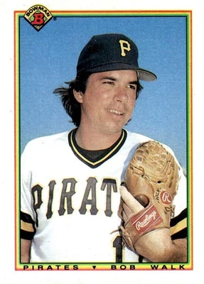 1990 Bowman #163 Bob Walk - Image 1 of 2