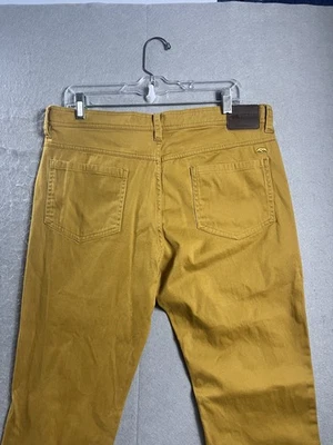 Onward Reserve Pants Mens 33x28 Yellow Stretch Classic 5 Pocket Chino - Image 1 of 4