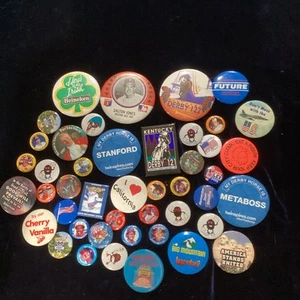 Mixed Pinback Button Lot of 40+ - Picture 1 of 7