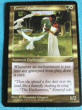 Femeref Enchantress X1 NM-/NM MTG Visions MTG Magic The Gathering