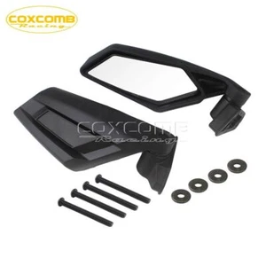 Pair UTV Rear View Racing Side Mirrors for Can Am Maverick X3 Max Turbo R 17-19 - Picture 1 of 5