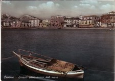CARTOLINA CROTONE ACQU VIAGGIATA 1955 SCORCIO PANORAMICO  REGALO